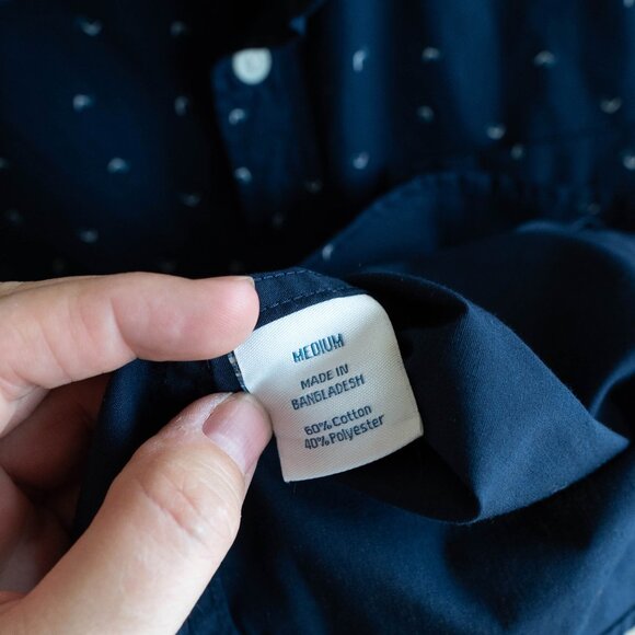 EUC! Bundle of 3 Shirts Boys SzM 8-10 Collar Short Sleeve Blue Aqua Gray Poplin - Picture 10 of 10